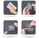 thumbnail image 5 of Gancho Barra de cortina Abrazadera Ganchos Impermeable Pared sin perforaciones para muebles (B) 2 piezas, 5 of 5