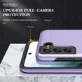 thumbnail image 4 of Case for Samsung Galaxy S21 Plus/S21+ 5G, [Built-in Camera Cover]  Shockproof Phone Case Cover with Embedded Metal Ring Stand Kickstand [Support Magnetic Car Holder] for S21+, Purple, 4 of 13