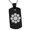 Black, variant on Stainless Steel Chiba Samurai Crest Engraved Dog Tag Pendant Necklace
