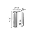 thumbnail image 2 of Dispensador de Jabón Líquido de Pared Sincero 500ml Pulido, 2 of 4