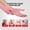 Pink, variant on Fingerless Compression Gloves (1 Pair), Cotton Arthritis Gloves Women Men, Arthritis Pain Relief Gloves, Hand Compression Gloves Arthritis for Carpal Tunnel, Rheumatoid, Tendonitis
