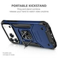 thumbnail image 5 of Hotpom for iPhone 17 Pro Case with 2 Pack Privacy Screen Protector Dual Layer Rugged Durable Shockproof Protection with 360° Rotating Stand, Blue, 5 of 7