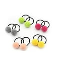 thumbnail image 5 of 20pcs Baby Toddler Pom Ball Hair Ties for Girls, Small Hair Ties for Kids, Multicolor No-metal Hair Elastics Stretchy Ponytail Holders, 5 of 5