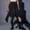 Black, variant on Daolelai Women's Renaissance Flowing Fairy Dress Contrast Lace Tiered Asymmetric Mini Skirt