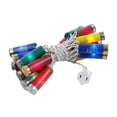 thumbnail image 1 of Novelty Lights 20 Light Shotgun Shell Mini Light Set, Multi Color, White Wire, 8.5 Feet, 1 of 3