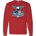 thumbnail image 3 of Inktastic Red Friday Remembering Everyone Deployed with Eagle and Shield Long Sleeve T-Shirt, 3 of 5