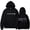 black, variant on Autumn Winter Men Hooded Dear Person Behind Me The World Is A Better Place Print Unisex Sweatshirts