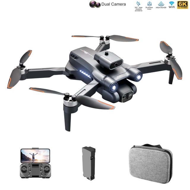 Aviones Rc FPV RC Aircraft 6K GPS Aircraft Toy 2.4GHz para niños y principiantes (batería 6K1) Likrtyny libre de BPA