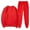 Red, variant on Aofany Men's Tracksuit Set Fashion Sweat Suits 2Pcs Outfits for Adult Mens Casual Solid Color Athletic Sportswear Loungewear