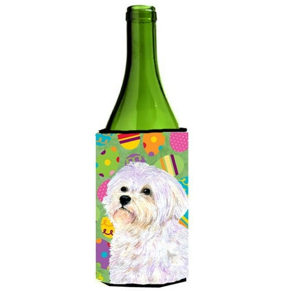 Maltese Easter Eggtravaganza Wine bottle sleeve Hugger
