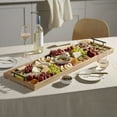thumbnail image 6 of Twine Longboard Acacia Wood Cheese Board, Serving Tray, Home Décor Set of 1, 6 of 11