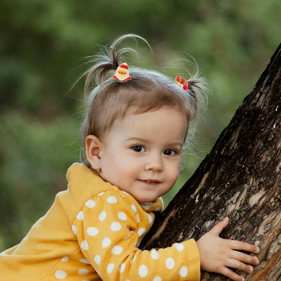 PAMINGONO Girls Hair Ties 20Pcs Elastic Hair Accessories for Toddlers and Newborns