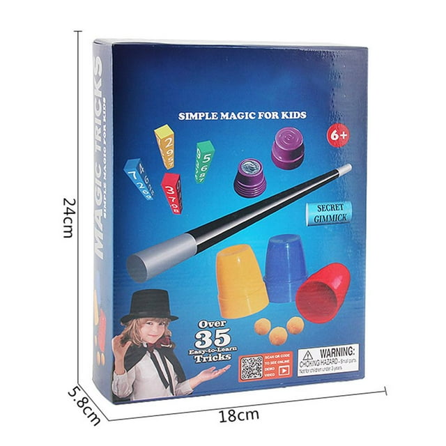 Juego De Juguetes Para Trucos De Mago Para Niños, Rellenos De Calcetín De Navidad, Juego De Varitas Mágicas, Regalos De Navidad Para Niños Y Niñas ANGGREK No