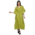 thumbnail image 5 of Moomaya Womens Long Beach Kaftan Beachwear Bikini Coverup Dress Kaftan Plus Size - XS-M, 5 of 6