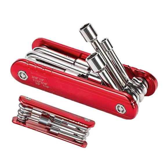 Metric Folding Socket Wrench, Multifunction Household Tools