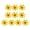 Yellow petals and re, variant on 10pcs Hummingbird Feeder Flower Feeder Replacement Part Attachment Weather Resistant For Outdoor Garden Yard WildBird