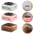 thumbnail image 4 of HLONK Portable FM Radio Buil-in Speaker Retro CD Player Bluetooth-compatible Speaker, 4 of 5