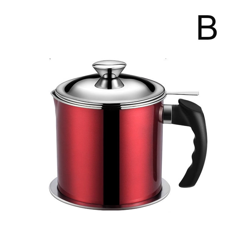 3 in 1 Kitchen Stainless Steel Oil Filter Strainer Colander Reuse Fry