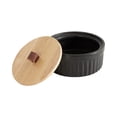 thumbnail image 4 of Better Homes & Gardens 2.5" x 6.18" Ribbed Black Ceramic Decorative Container, 4 of 12