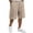 EO41_Brown, variant on Mens Striped Casual Shorts Summer Bermuda Short Beach Elastic Waist Drawstring Shorts with Pockets Red 5XL