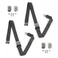 thumbnail image 1 of Ford Falcon 1960-1963 Airplane 2 Point Charcoal Lap Bench Seat Belt Kit with Bracketry - 3 Belts, 1 of 1