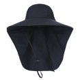 thumbnail image 2 of Chapeau de Soleil à Grand Bord pour Femmes avec Rabat de Cou pour Voyage Camping Randonnée Bateau Pêche, 2 of 7