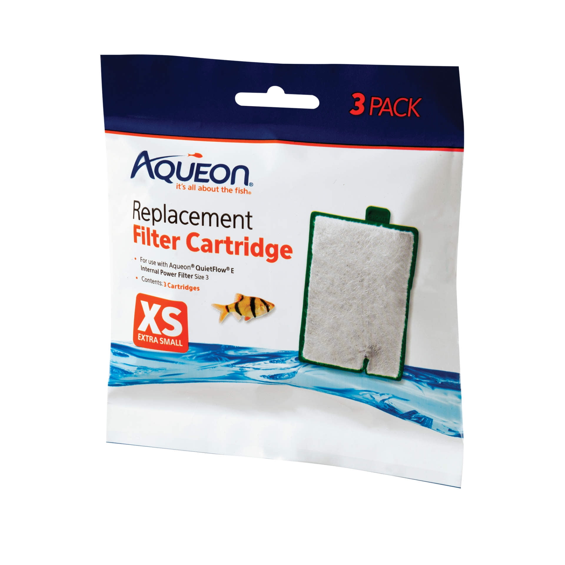 Aqueon Filter Cartridge, XSmall, 3Pack