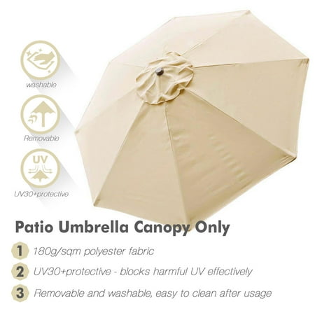 8ft 8 Ribs Patio Umbrella Replacement Canopy Outdoor Cover Top Color Optional Canada - How To Measure For A Replacement Patio Umbrella Canopy 8ft 8 Ribs Patio Umbrella Replacement Canopy Outdoor Cover Top Color Optional Canada - How To Measure For A Replacement Patio Umbrella Canopy