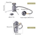 thumbnail image 4 of Soidarity Adaptador de lámpara portátil para estufa de Camping, Conector de conversión de soporte, trípode plegable portátil para viaje, Kits de desorden para acampar, 4 of 6