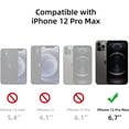thumbnail image 2 of for iPhone 12 Pro Max Phone Case, Shockproof for Phone 12 Pro Max Case,  Grade Drop Protection, Protective Hard Back Slim Translucent Case for iPhone 12Pro Max 6.7'', Pale Green, 2 of 12