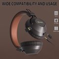 thumbnail image 4 of Uandlove Bluetooth Headphones Noise Cancelling,Headphones Wireless Bluetooth Headset Subwoofer Bluetooth Mobile Computer Game Music Sports Game IPX4 Waterproofs Headphones,Brown, 4 of 9