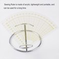 thumbnail image 4 of Bearachild Sewing Tailor Transparent Acrylic Needlework Measurement Exquisite Convenient with Tool Workmanship Items Measuring Household Type3 NO3 Bearachild HA060415-00, 4 of 6