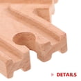 thumbnail image 3 of LABELEPH Wooden Train Track Expansion Pack Beige 1Pcs 7.1x3.6x0.4In, 3 of 8