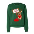 thumbnail image 4 of ICHUANYI Liquidación Navidad Moda Mujer Casual Manga Larga Impreso Señoras Sudaderas Tops ICHUANYI WER202308245698, 4 of 8