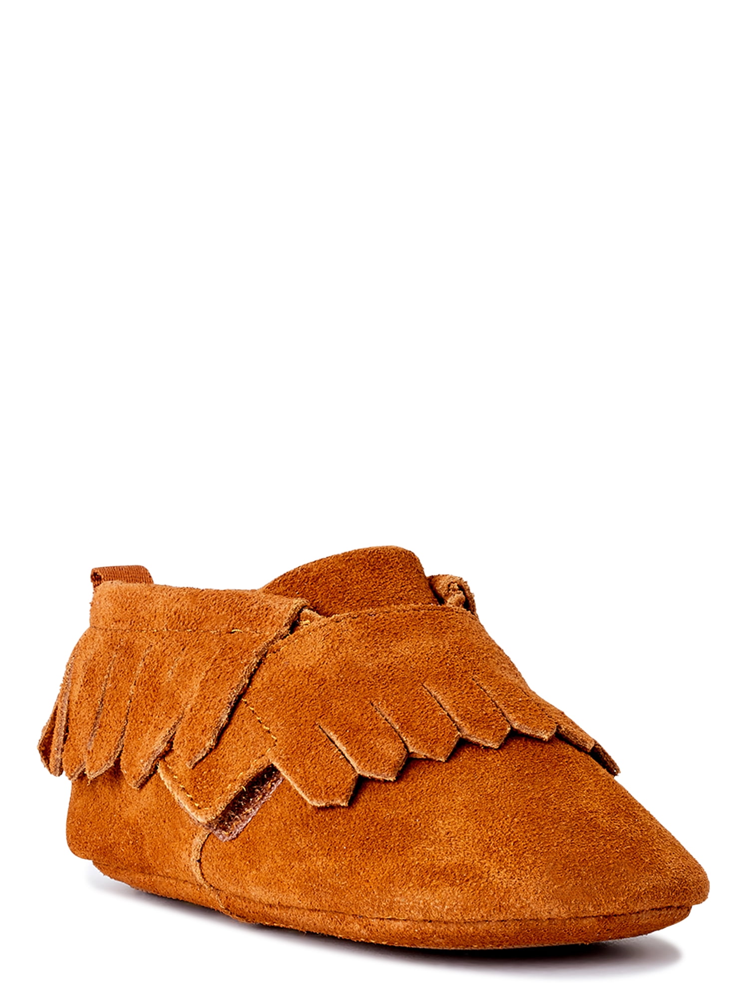 Wonder Nation Baby Boys Suede Moccasin Booties, Sizes 2-6