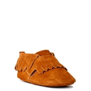 Wonder Nation Baby Boys Suede Moccasin Booties, Sizes 2-6