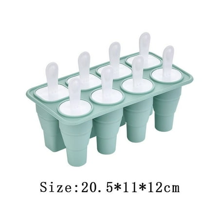 

Multicolor Folding 6/8-grid Silicone Popsicle Mold Many Size Ice Cream Box Chocolate Candy Jelly Mould Soap Candle Making Set