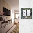 thumbnail image 5 of Yayeee Rocker Switch Wall Plate 1-Gang 4.6"x2.9" Home Decorative Outlet Cover, Green Forest Scene, 5 of 6