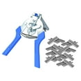 thumbnail image 1 of Alicates de Anillo de Cerdo DYNWAVEMX Alicates de Sujeción Abrazadera para Jaulas de Animales Azul, 1 of 8