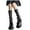 Grey, variant on TBWNWG Women's Japanese Academy Style Knitted Tube Socks Loose Calf Warm Fashion Pile Stockings,Sizes 60.00