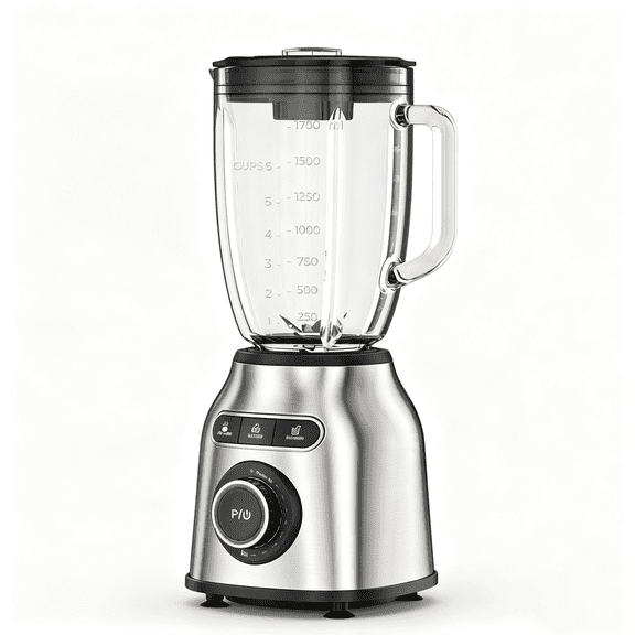 8-Speed Blender with 59oz Glass Jar | 3 Preset Programs, Self-Cleaning, Countertop Blenders for Smoothies, Shakes, Frozen Drinks, Salsas, Dips