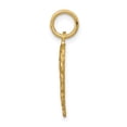 thumbnail image 6 of 14k Yellow Gold Initial V Charm Pendant, 6 of 7