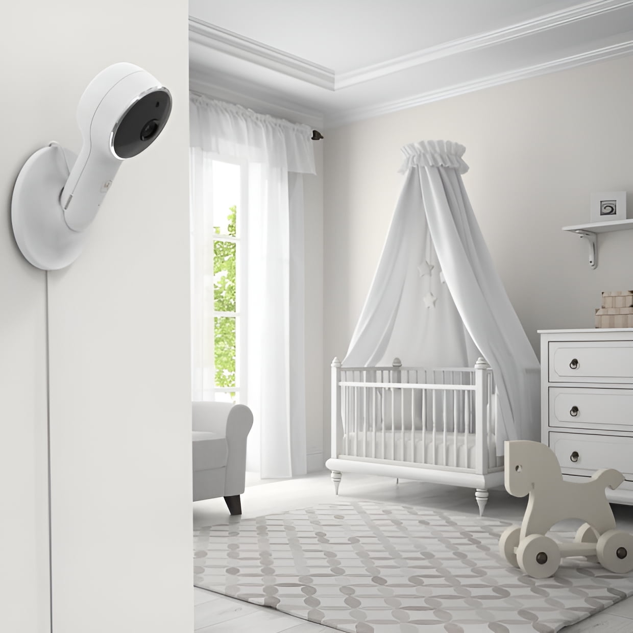 Motorola VM65-2 Connect Full HD 1080p Wi-Fi Video Baby Monitor w/ 5" Screen | Two-Way Talk & Split Screen