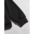 thumbnail image 4 of Sudadera De Hombre Negra Hoodies Hombre Moda Forro Térmico, 4 of 7