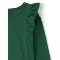 thumbnail image 4 of The Children's Place Baby Toddler Girls Long Sleeve Flutter Top, 3-Pack, Sizes 6M-5T, 4 of 4
