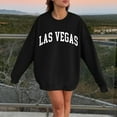 thumbnail image 2 of Ediodpoh Women's LAS Printed Adult Unisex Crew Neck Sweatshirts for Women Hoodless Pullover Black XXL, 2 of 4