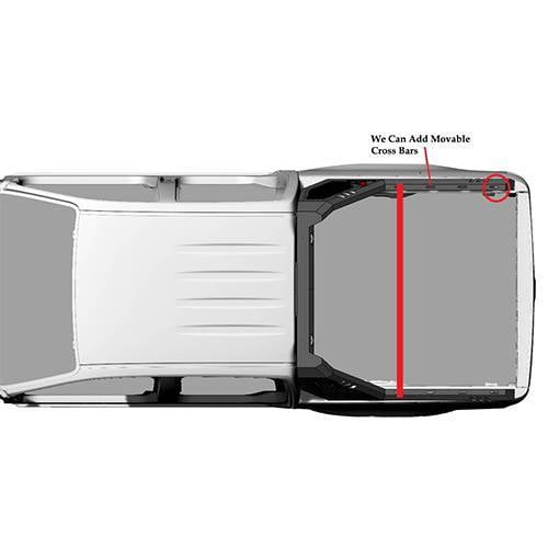 Black Horse Off Road Vigor Cross Bar Black Aluminum Vrcb64 Fits select: 2015-2022 TOYOTA TACOMA, 2015-2022 CHEVROLET COLORADO