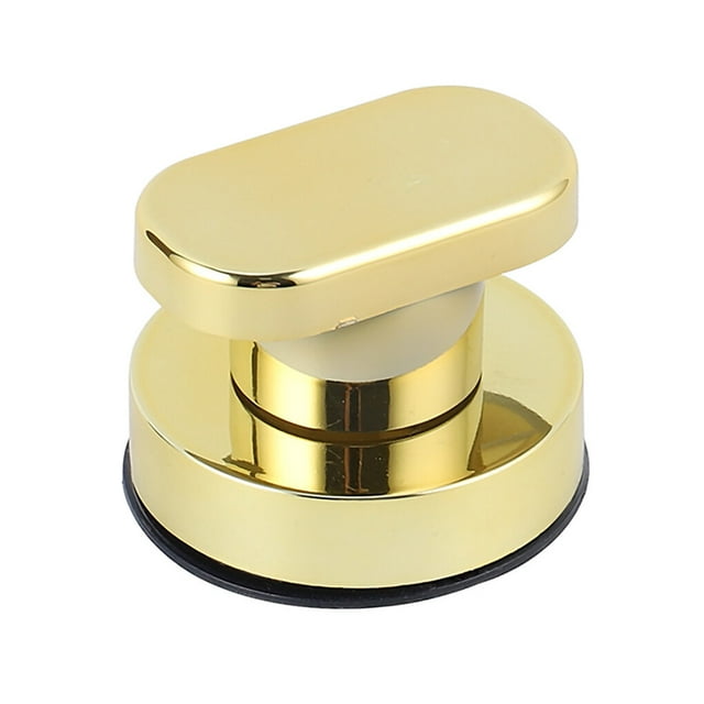 fastboy Door Handrail Safety Plastic Wall Handle Suction Cup Reusable Suction Cup Handrail Suction Grab for Kitchen Bathroom, S, Gold