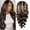 18 Inch, variant on V Part Wig Human Hair  Wave Upgrade Glueless Wigs Human Hair U partVpart Human Hair Wig Beginner Friendly Real Hair wigs for Women 180% Density 18inch 1b-30