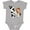 AC-Heather Grey, variant on Inktastic I'm One-cowgirl Riding Horse Birthday Girls Baby Bodysuit